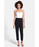 Bardot Colorblock Strapless Jumpsuit SZ. 6 US Black white - $77.62