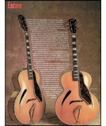 1940s Gretsch Synchromatics 300 400 Guitar history article pin-up photo - $86.82 MXN