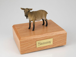 Goat Brown Figurine Wildlife Cremation Urn Available in 3 Diff. Colors &amp;... - £135.88 GBP+