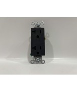 10 PK Legrand 26352-BK 20A Tamper-Resistant Decorator Receptacle, Black,... - $40.00