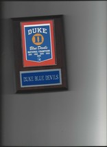 Duke Blue Devils Champions Plaque Basketball Ncaa National Champs - £3.85 GBP