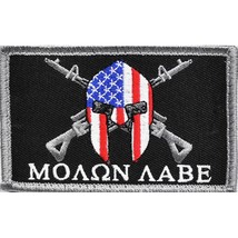 EagleEmblems PM4027V Patch-Molon Labe Crossed Rifles (Velcro) (3-1/2&quot;) - £7.45 GBP