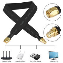Rp-Sma Male To Female Wifi Antenna Coaxial Extension Cable 50 Ohm Connec... - $12.99