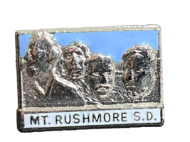 Mt. Rushmore Hat Pin Badge Metal Tie Vintage Travel Souvenir 3D Enamel  - $4.95