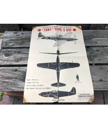 VTG U.S. NAVY AIRCRAFT RECOGNITION POSTER JAPANESE FIGHTER TONY TYPE 3 S... - £78.32 GBP