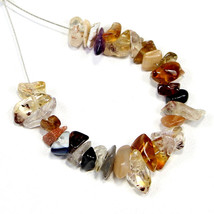 Mix Gemstone Regular Chips Beads Briolette Natural Loose Gemstone Making Jewelry - £5.40 GBP