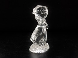Precious Moments Figurine, Clear Glass, "Autumn's Praise", Sam Butcher #637025 - $19.55