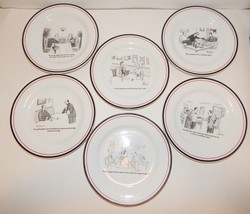 Restoration Hardware Exclusive The New Yorker Cartoon Cheese Appetizer Plates - £19.97 GBP