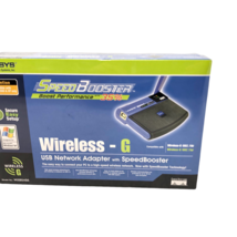 Nip Linksys Wireless G Usb Network Adapter 54MBPS With Speed Booster WUSB54GS - $23.75