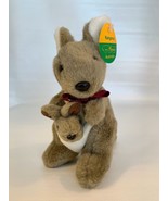 Australian Kangaroo w Joey Plush Stuffed Animal Toy Vintage Uni Toys Uni... - £8.01 GBP