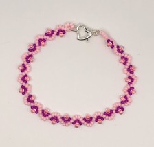 Pink Neon Summer bracelet fashion minimalist NEW Bright Colors! 7.2 &amp; 8 inch - £7.84 GBP
