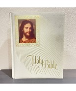 Vintage 1970 Large Holy Bible Fireside Family Edition KJV King James Red... - £7.76 GBP