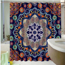 C9 mandala shower curtain waterproof floral variants 8 thumb200