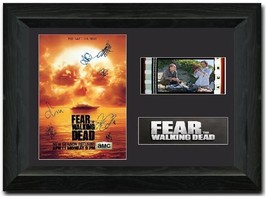 Fear the Walking Dead 35 mm Film Cell Stunning display SIGNED s3 Cast  - £13.01 GBP