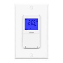 7 Day Programmable Astronomical In-Wall Timer Switch For Lights, Fans An... - $49.99