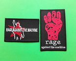 RISE AGAINST THE MACHINE AMERICAN HEAVY ROCK MUSIC BAND EMBROIDERED PATC... - £6.08 GBP