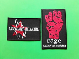 RISE AGAINST THE MACHINE AMERICAN HEAVY ROCK MUSIC BAND EMBROIDERED PATC... - £5.79 GBP