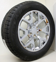 GMC 20&quot; Chrome Honeycomb Wheels Goodyear 275/55R20 Tires For Sierra Yukon Denali - £1,814.40 GBP