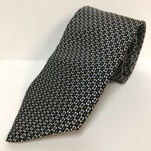 Bert Pulitzer Necktie Collectors Edition Silk Tie Blue Black Gray Made In USA - £11.70 GBP