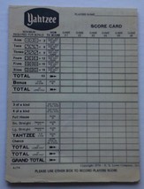 Yahtzee Score Sheets Replacement parts 1956 Score Sheets Pad 15 sheets - £5.42 GBP