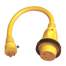 Marinco Pigtail Adapter Plus - 30A Female To 15A Male [104SPP] - £34.17 GBP