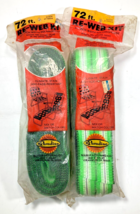 Vintage Nos Paradise Lawn Chair Re-Web Kit Bright Green 2-Pack 72 Feet Each 70s - $29.69