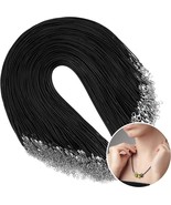 300 Black Necklace Cords Braided 20&quot; 1.5mm Jewelry Supplies BULK Lot - €44,18 EUR