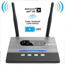 Long Range Bluetooth 5.0 Transmitter Receiver - NFC 262ft. / 80m - 3-in-1 Music  - £56.02 GBP