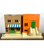 1984 Vintage 1-2-3 Sesame Street Playset Hoopers Store Child Guidence Mu... - $24.74