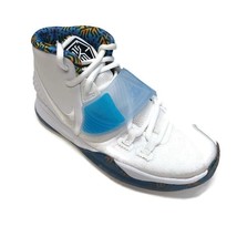Nike KYRIE 6 GS Sapphire Basketball Shoes White 3.5Y Womens Size 5 BQ559... - £83.55 GBP