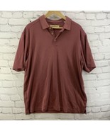 Tommy Bahama Polo Shirt Mens Sz L Red Casual  - £15.76 GBP
