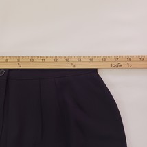 Villager Liz Claiborne Comp Women’s Black Rear Zipper A-Line Pocket Skirt Sz 14 image 6