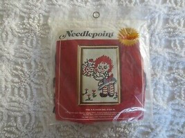 Vintage Valiant FLOWER GIRL Needlepoint Sealed KIT #7701 -  6&quot; x 9&quot; - $12.00
