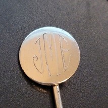 Vintage Sterling Silver Monogram Stick Pin Engraved JME with Case - €47,13 EUR