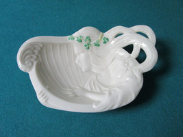 Belleek Ireland Art Nouveau Vanity Tray 6 1/2 X 4 1/2&quot; [*a14] - £59.35 GBP