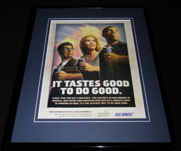 2010 Snickers Tastes Good to Do Good Framed 11x14 ORIGINAL Vintage Advertisement - £27.05 GBP