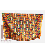 Kente Handwoven Cloth Ashanti Kente Ghana Asante African Art Textiles 6 ... - £148.78 GBP