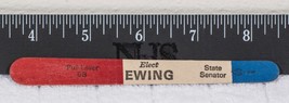 Vintage Elect Ewing State Senate Nail File Pennsylvania  g25 - £7.09 GBP