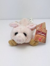 Dakin Lou Rankin Little Friends Wilfred Pink Pig Bean Bag Plush - £12.15 GBP