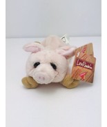 Dakin Lou Rankin Little Friends Wilfred Pink Pig Bean Bag Plush - $20.77 CAD
