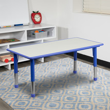 Blue Preschool Activity Table YU-YCY-060-RECT-TBL-BLUE-GG - £113.98 GBP