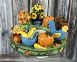 Candle Capper Jar Topper/Lid - Chicken Harvest Pumpkin Fall Autumn - Rare! - $14.50