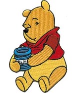 Walt Disney Winnie the Pooh Figure Sitting with Honey Embroidered Patch ... - $7.84