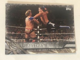 AJ Styles WWE Trading Card World Wrestling Entertainment - £1.55 GBP