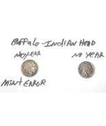 (2) Indian Head Buffalo Nickels Undated 1 is an Mint Error - £9.18 GBP