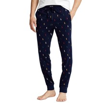 Polo Ralph Lauren Men&#39;s Printed Sleep Joggers Cruise Navy L B4HP - £22.39 GBP