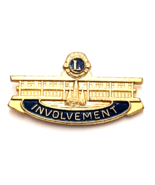 Lions Club International Involvement Pin Civic Building Service Recognit... - $20.49 CAD