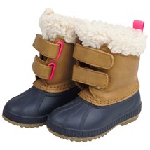 Baby Gap Toddler Winter Snow Boots Size US 5/6 Faux Shearling Warm - $14.38