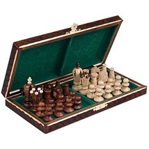 Chess Set Royal 30 European Wooden Handmade International Chess Set, 11 3/4&quot; - £44.68 GBP
