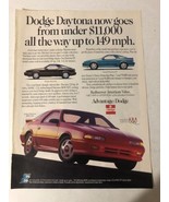 1992 Dodge Daytona Vintage Print Ad Advertisement pa17 - $7.91